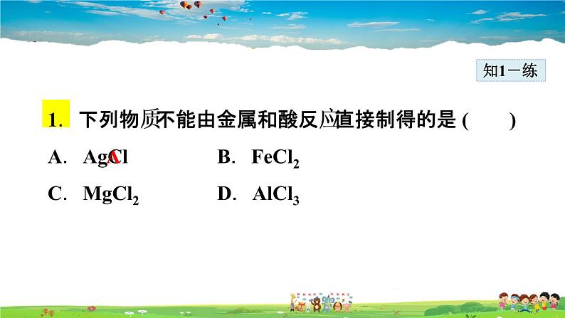 人教版化学九年级下册  10.1.2 酸的化学性质【课件+素材】08