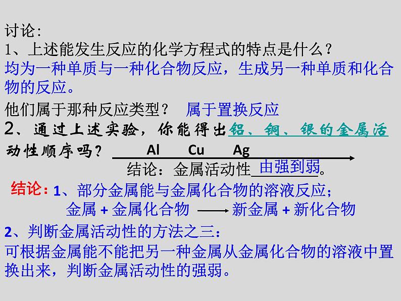 人教版初中化学九下《第八单元  课题2 金属的化学性质》课件PPT05