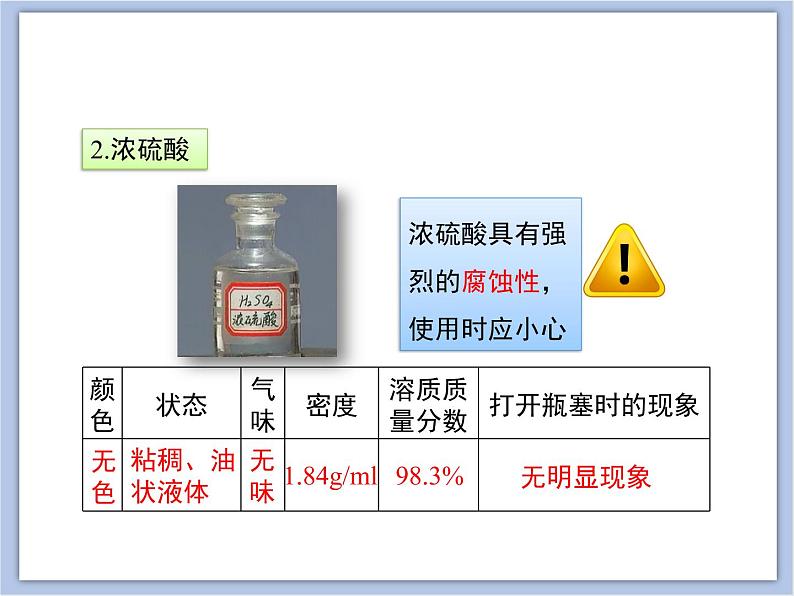 《几种常见的酸和碱》第二课时教学课件第4页