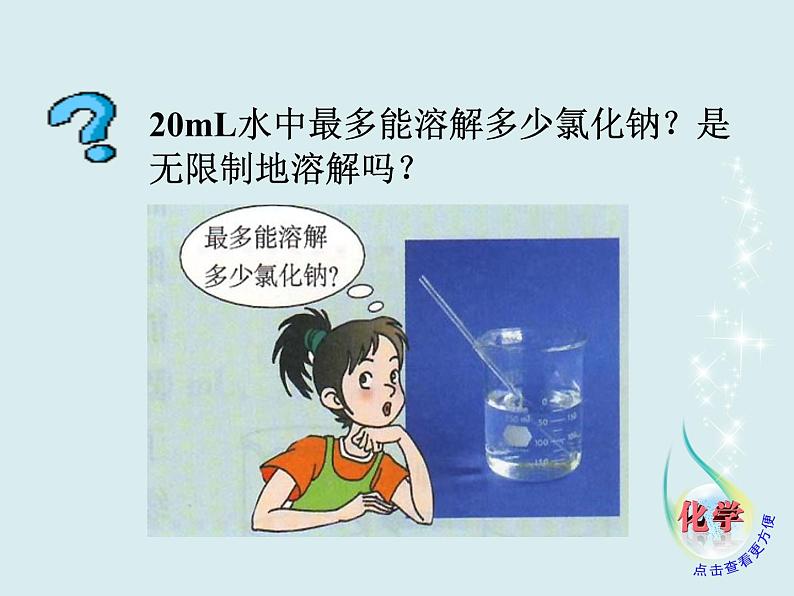 人教版初中化学九下《第九单元 课题2 溶解度》课件PPT04