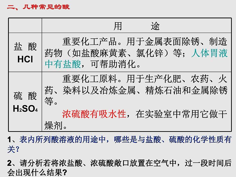 人教版初中化学九下《第十单元  课题1 常见的酸和碱》课件PPT08