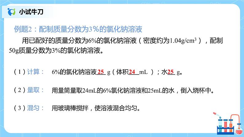 《一定溶质质量分数的氯化钠溶液的配制》课件第6页