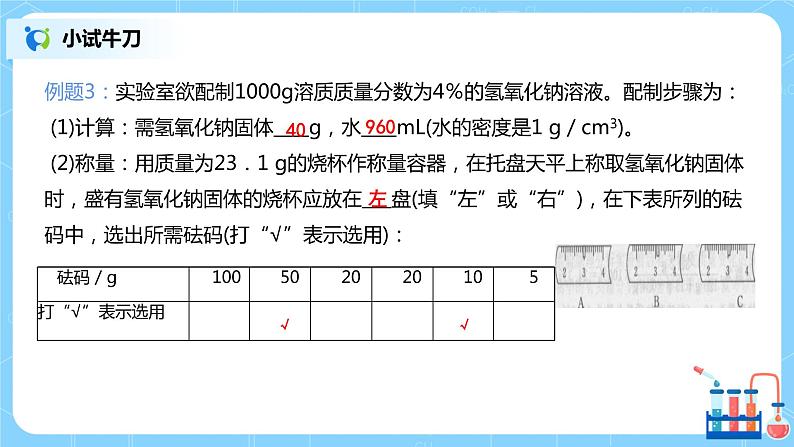 《一定溶质质量分数的氯化钠溶液的配制》课件第7页