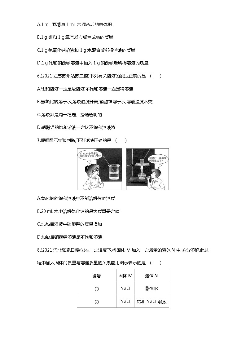 第九单元　课题2第1课时练习-2022学年化学九年级下册人教版（Word含解析）02