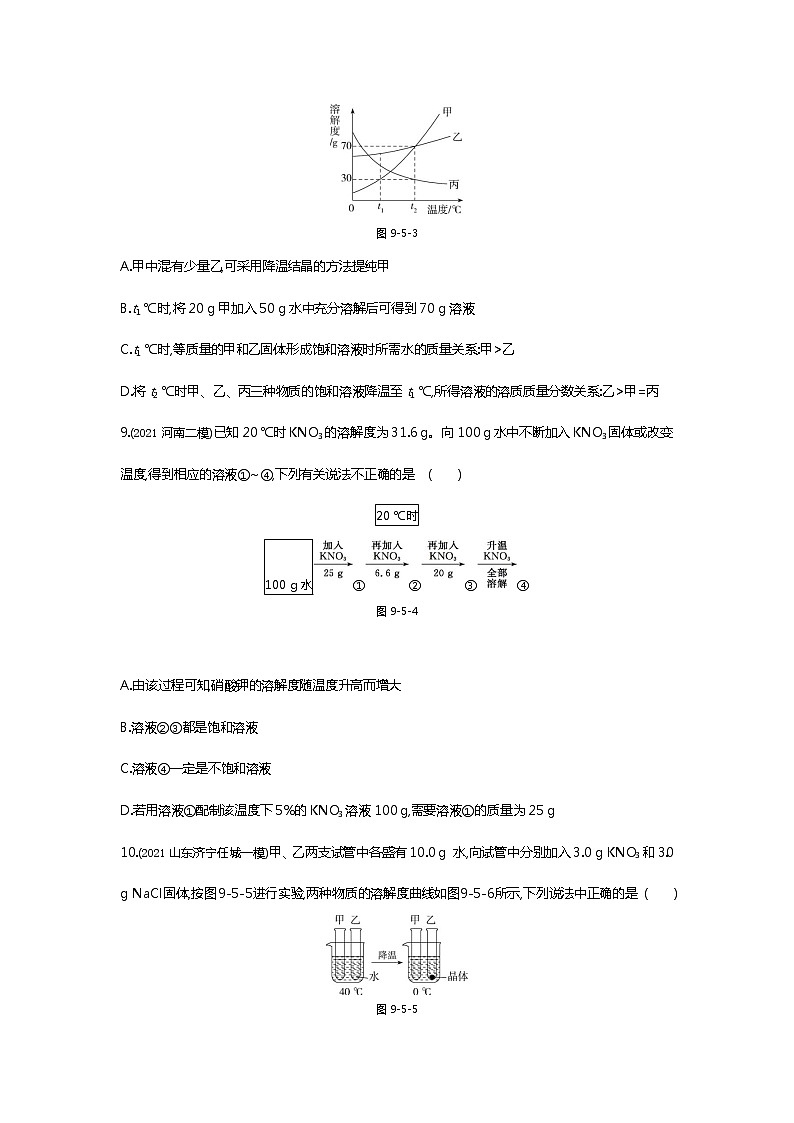 第九单元检测练习-2022学年化学九年级下册人教版（Word含解析）03