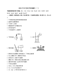 精品解析：2021年湖北省武汉市武昌区中考一模化学试题