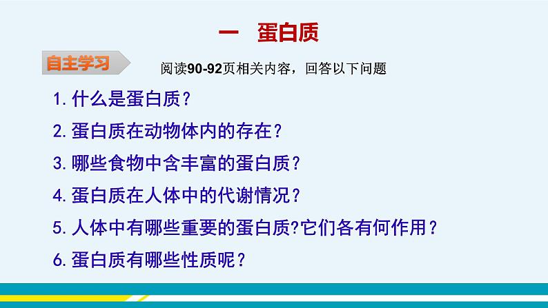 人教版初中化学九年级下册  第十二单元  课题1《人类重要的营养物质》课件+教案+练习05