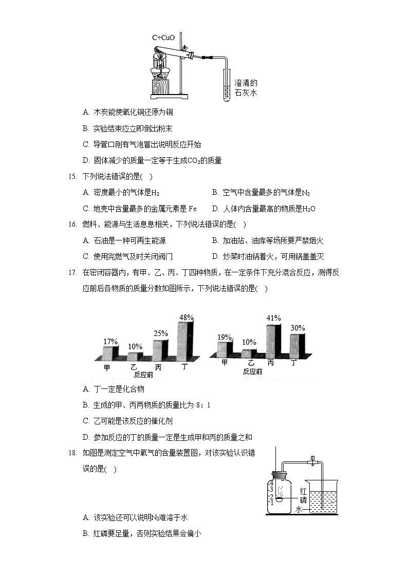 2020-2021学年广西河池市环江县九年级（上）期末化学试卷03