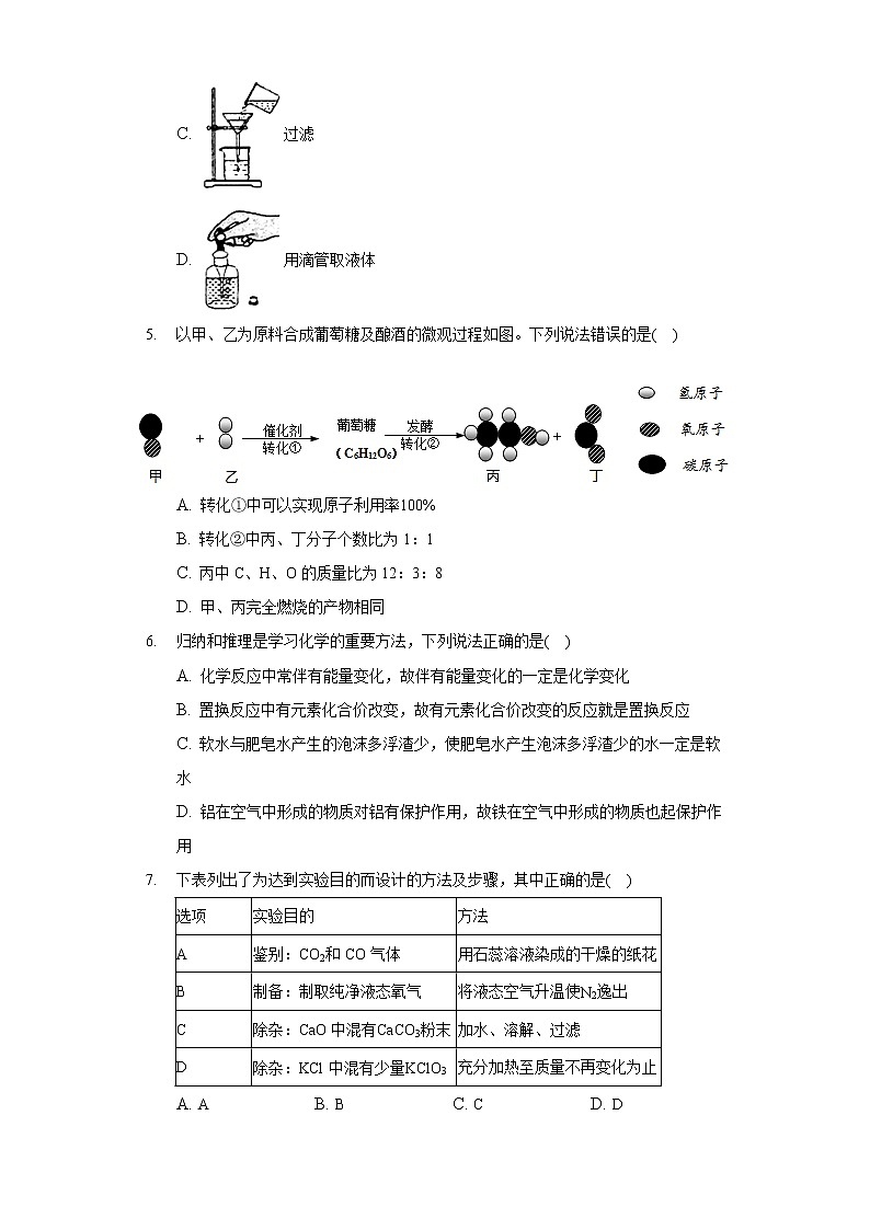 2020-2021学年江苏省南通市如东县九年级（上）期末化学试卷02
