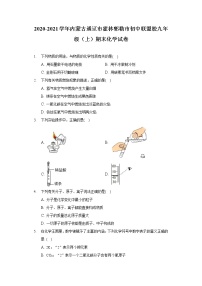 2020-2021学年内蒙古通辽市霍林郭勒市初中联盟校九年级（上）期末化学试卷