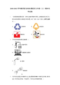 2020-2021学年陕西省宝鸡市渭滨区九年级（上）期末化学试卷