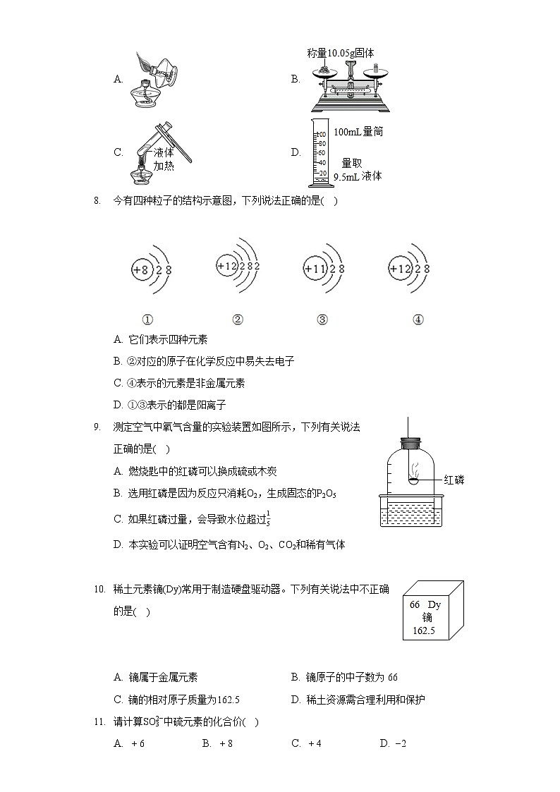 2020-2021学年云南省昆明市盘龙区九年级（上）期末化学试卷第2页