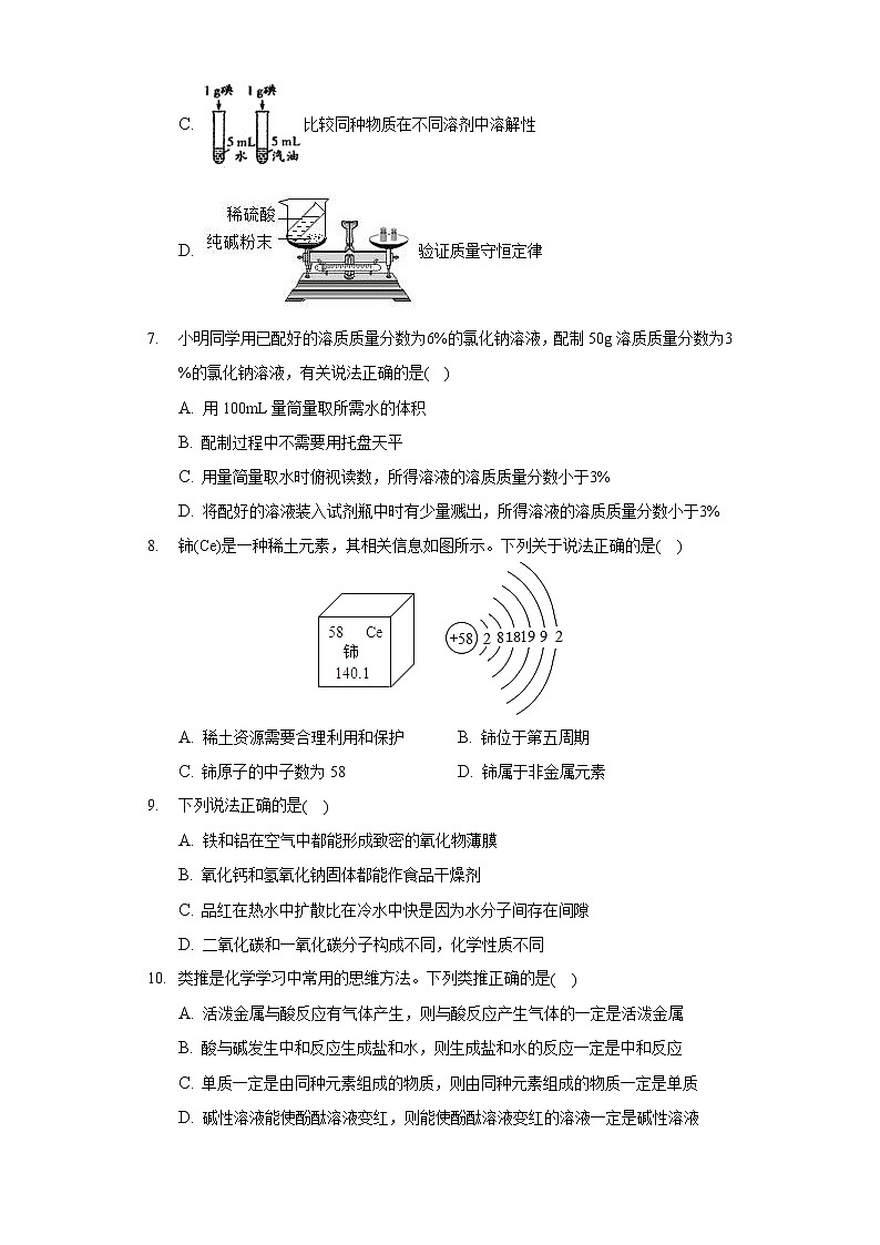 2020-2021学年河南省南阳市西峡县九年级（上）期末化学试卷02