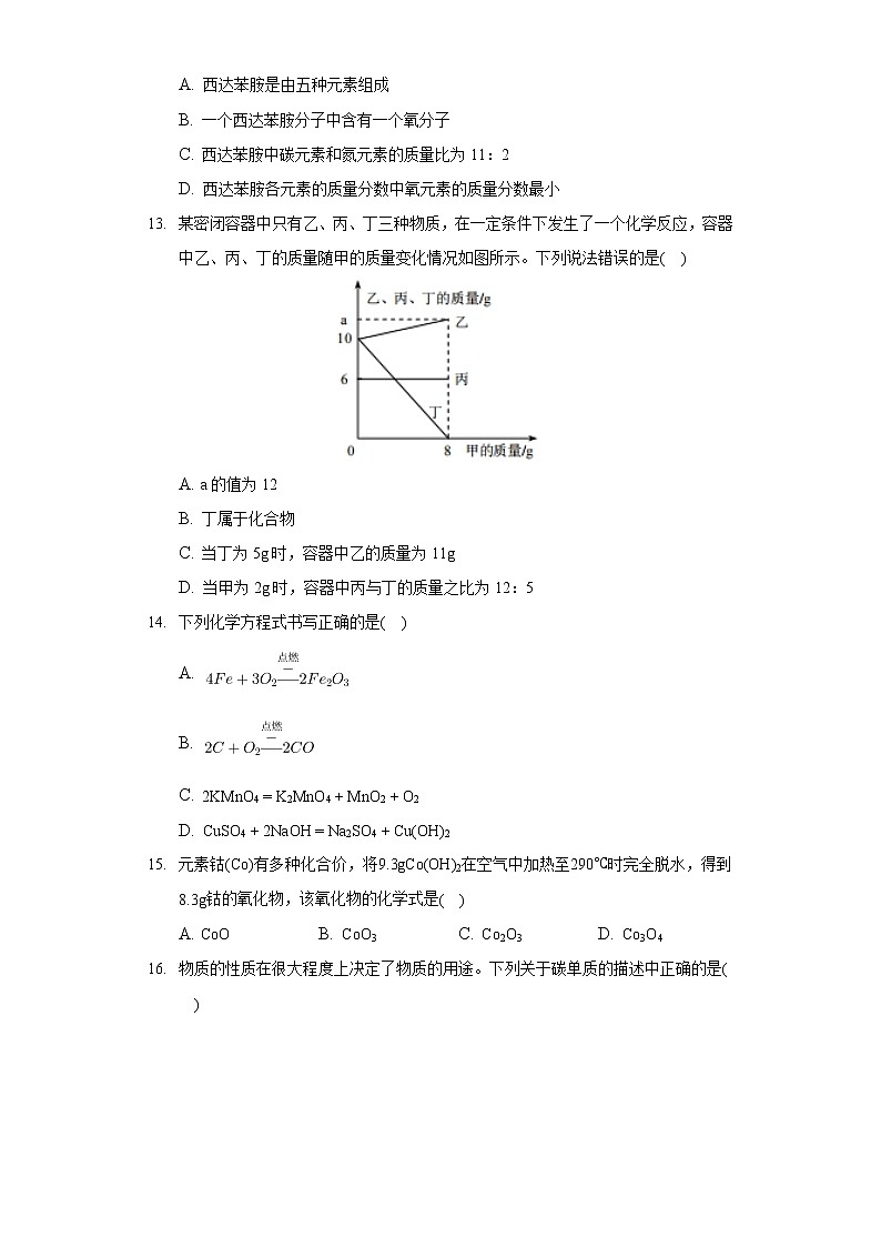 2020-2021学年河北省承德市宽城县九年级（上）期末化学试卷03