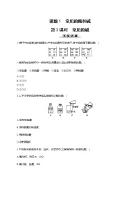 2020-2021学年第十单元 酸和碱课题1 常见的酸和碱第2课时课时练习