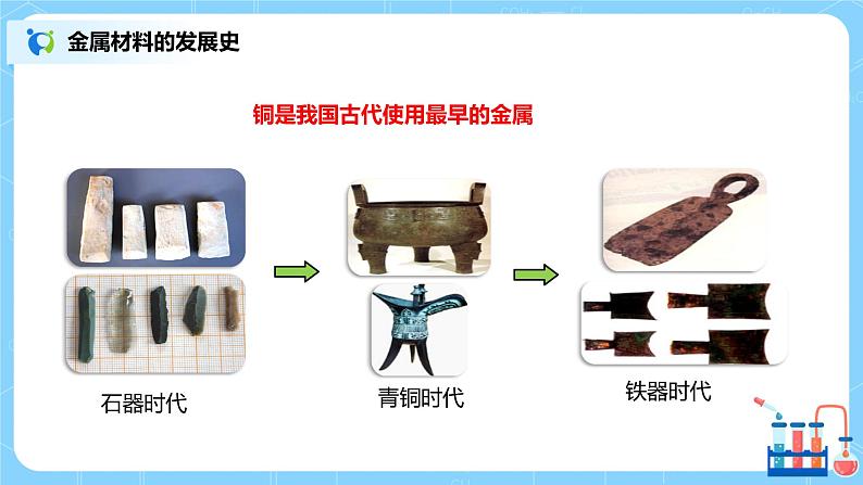 化学人教版九年级下册第八单元课题1第1课时《几种重要的金属》课件第5页