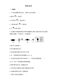 2021年中考化学一轮基础强化精选训练：氧化反应（解析版）