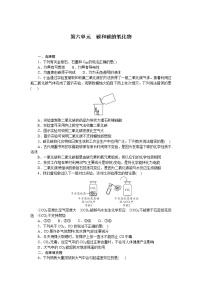 2021年中考化学总复习第六单元碳和碳的氧化物-检测  （word版有答案）