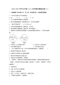 河南省濮阳市清丰县2021-2022学年九年级上学期化学期末模拟题(二)（word版 含答案）