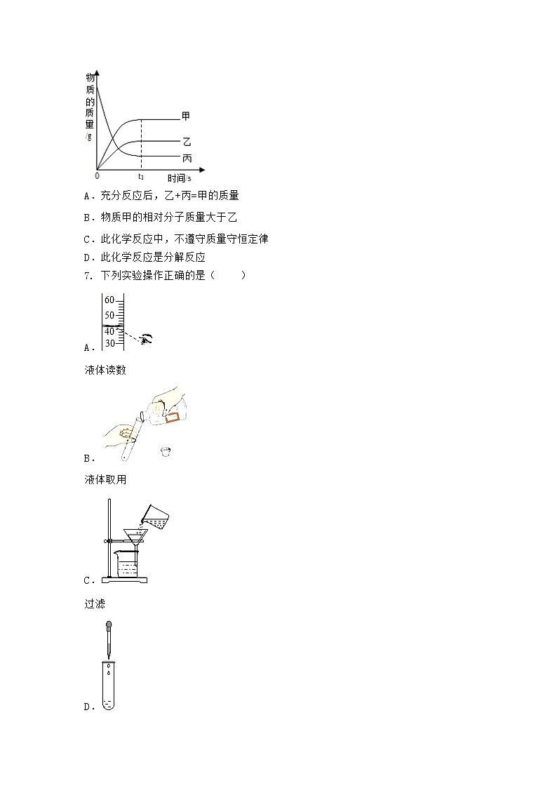 河南省许昌市鄢陵县2021-2022学年九年级上学期化学期末模拟题(一)（word版 含答案）第2页
