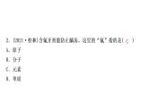 2022年鲁教版化学中考专题训练    　物质的构成及元素课件PPT