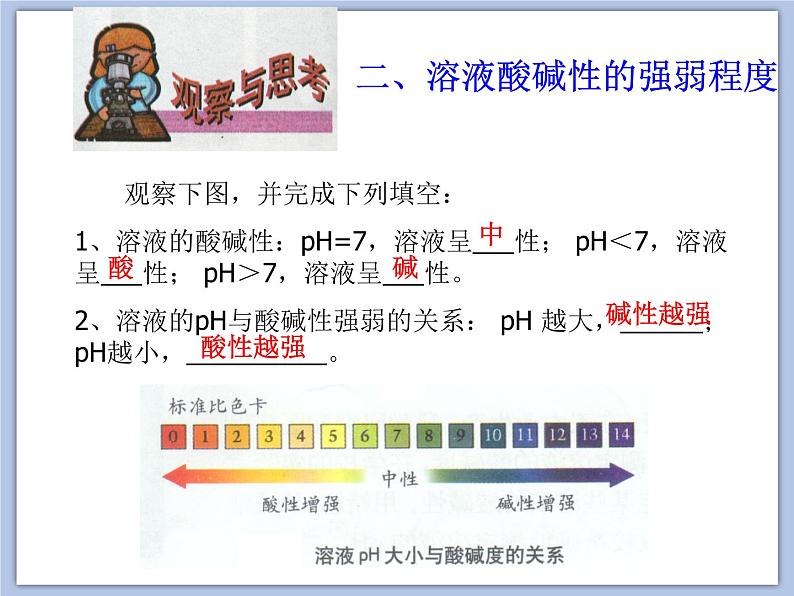 沪教版化学九年级下册 第7章 应用广泛的酸、碱、盐 第1节 溶液的酸碱性（2） 课件07