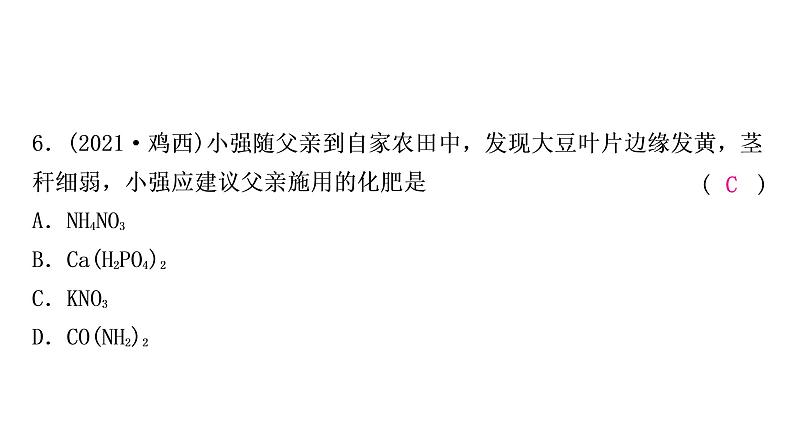 2022年鲁教版化学中考专题训练   第十一单元　化学与社会发展课件PPT第7页