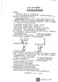 山东省菏泽东明县2021年九年级一模化学试题及参考答案