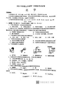 河南省南阳市卧龙区2021年中考一模化学试卷（图片版  无答案）