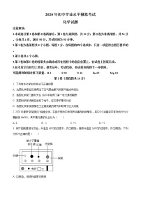 精品解析：2020年山东省枣庄市山亭区中考一模化学试题（解析版+原卷版）