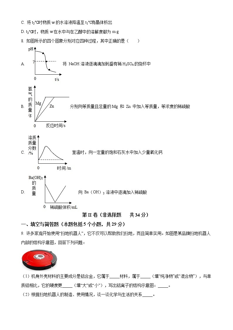 精品解析：2020年山东省枣庄市山亭区中考一模化学试题（解析版+原卷版）03