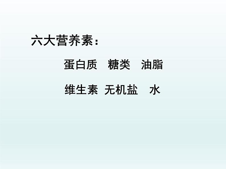 人教五四制初中化学九年级全册《第五单元 课题1 人类重要的营养物质》课件PPT第3页