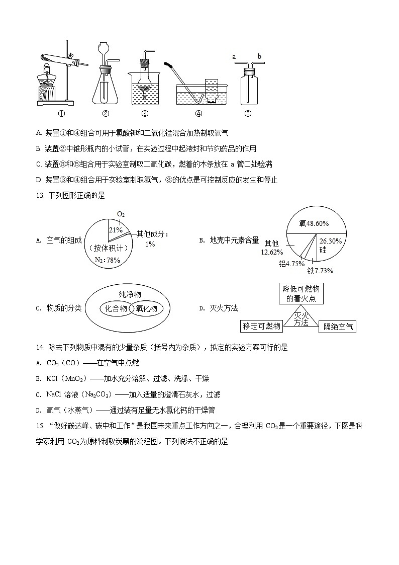 精品解析：2021年江苏省南京市玄武区中考二模化学试题（原卷版）第3页