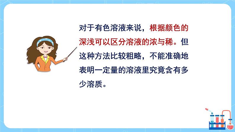 科粤版化学九下 7.3《溶液浓稀的表示》第一课时  精品课件+教学详案+练习06