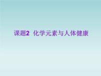 化学九年级全册课题2 化学元素与人体健康课堂教学课件ppt