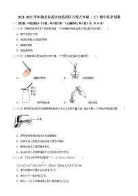 湖北省武汉市武昌区八校2021-2022学年九年级上学期期中化学试卷（Word版含答案）