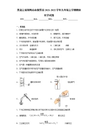 黑龙江省双鸭山市集贤县2021-2022学年九年级上学期期末化学试题（word版 含答案）