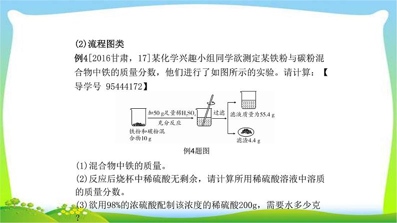 中考化学总复习专题七计算题完美课件PPT第7页