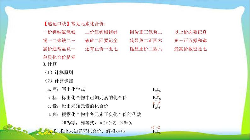 中考化学总复习11物质组成的表示完美课件PPT03