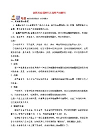 通用版中考化学重难点易错点复习讲练金属和金属材料之高频考点解析含解析学案