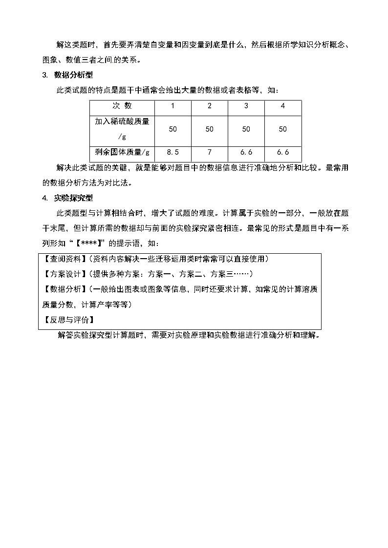 通用版中考化学重难点易错点复习讲练溶液综合题型分类解析含解析学案第2页