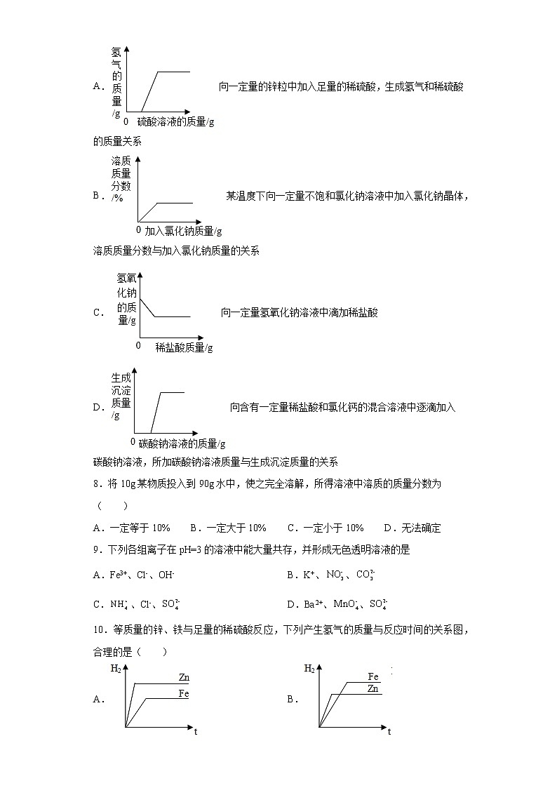 黑龙江省大庆市杜尔伯特蒙古族自治县2021-2022学年九年级上学期期末化学试题（word版 含答案）02