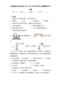 河南省新乡市长垣市2021-2022学年九年级上学期期末化学试题（word版 含答案）