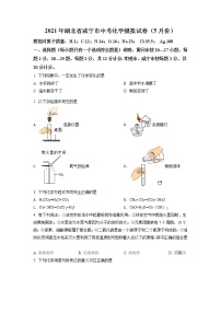 湖北省咸宁市2021年中考模拟化学试题（5月）（含答案）