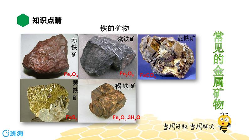 化学九年级-8.3.1【知识精讲】金属矿物及其冶炼第3页