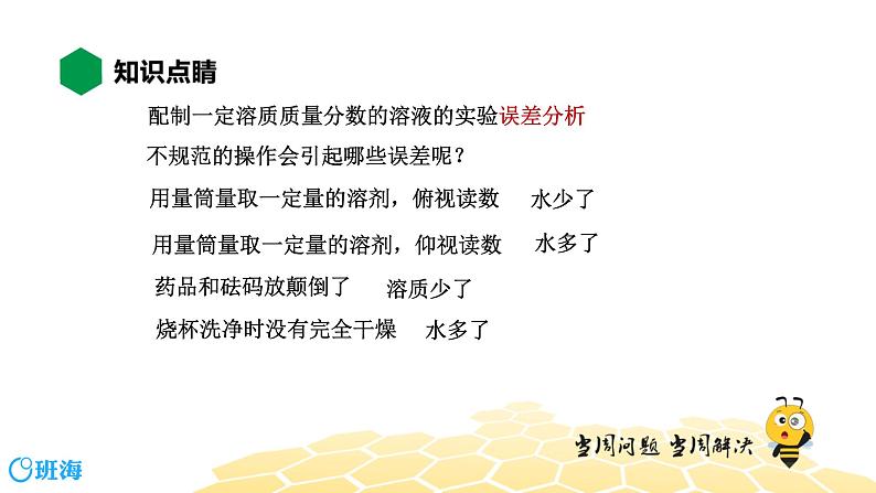 化学九年级-9.3.2【知识精讲】配制一定溶质质量分数的溶液第5页