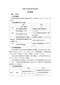 人教版化学九年级上册期末高频考点专题突破专练13  化学式与化合价（含答案）