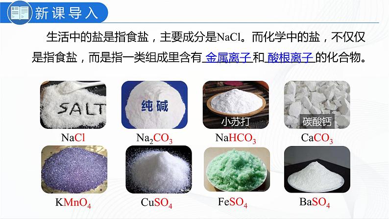 人教版化学九下11.1《生活中常见的盐》课件+同步练习+内嵌视频03