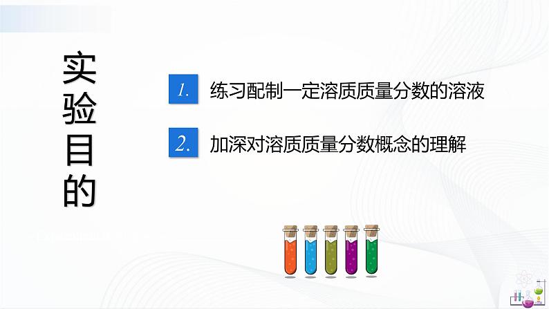 人教版化学九下实验活动5《一定溶质质量分数的氯化钠溶液的配制》课件+同步练习+内嵌视频02