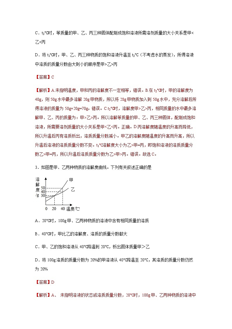 人教版化学九下第九单元《单元复习》课件+同步练习02